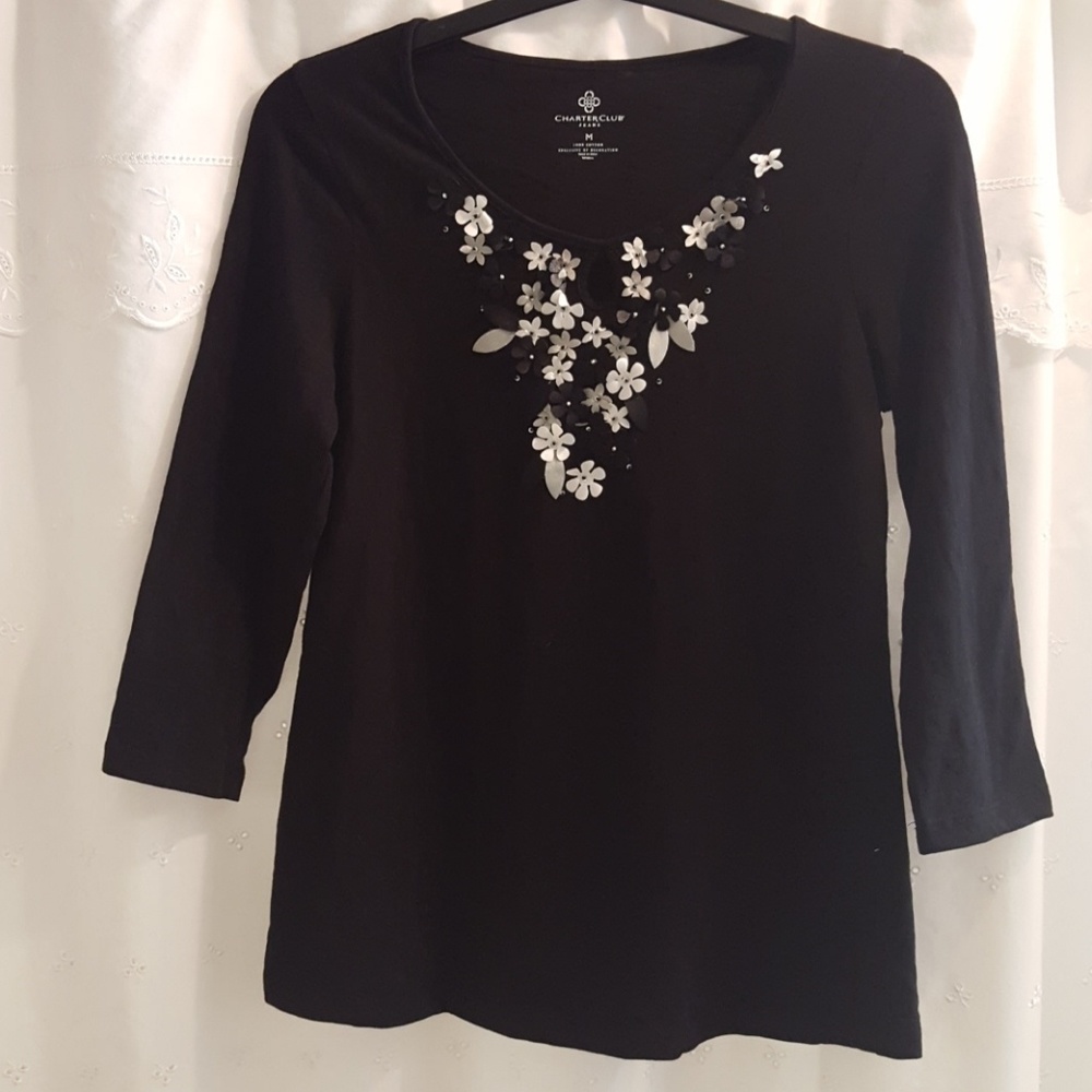 Charter Club Jeans dressy T